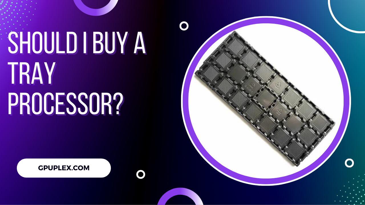 Should I Buy a Tray Processor?